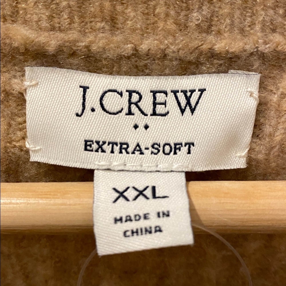 J. Crew Oatmeal Ribbed Knit Sweater - Picture 2 of 4